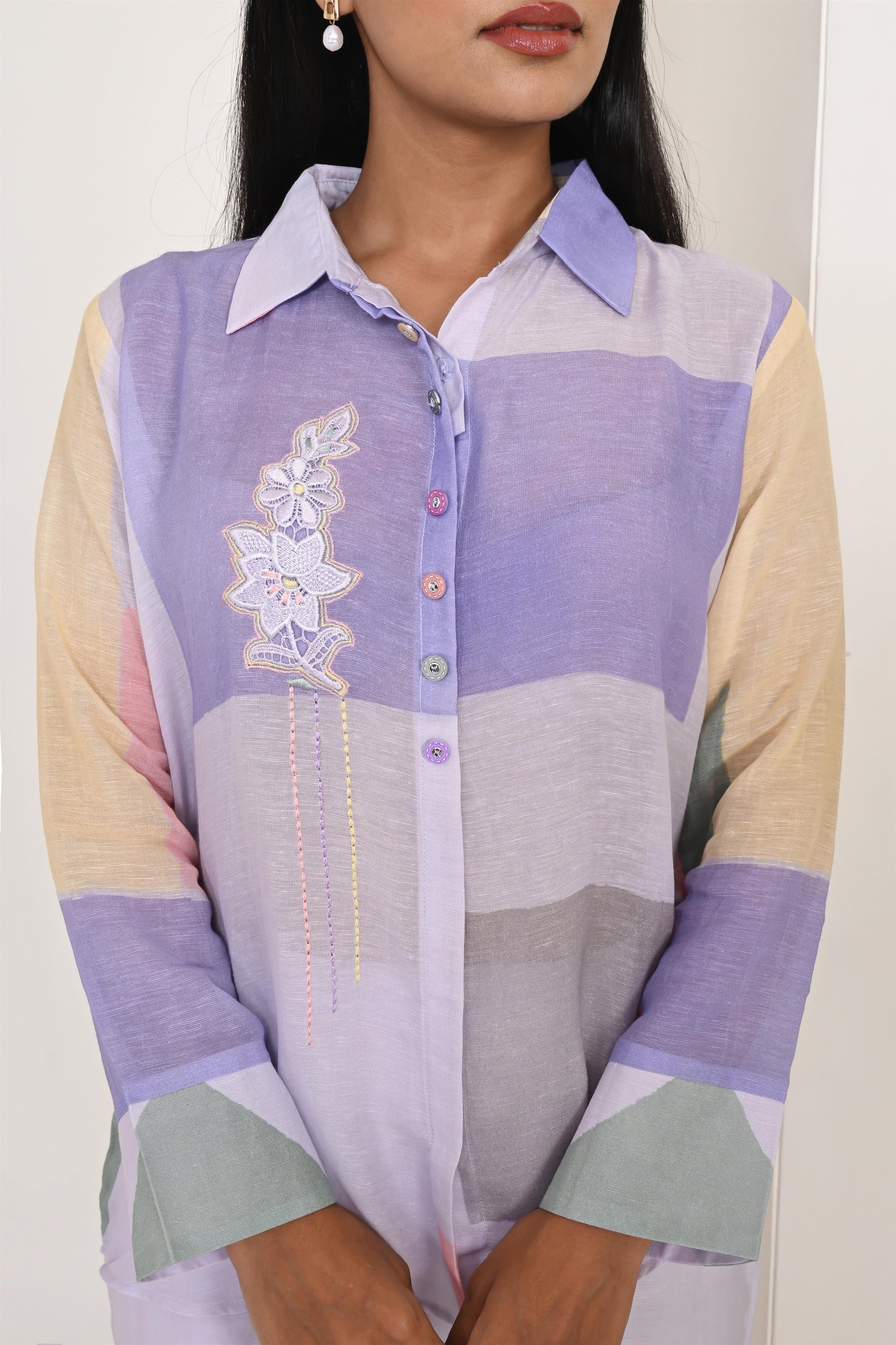 Lavender Linen Coord Set