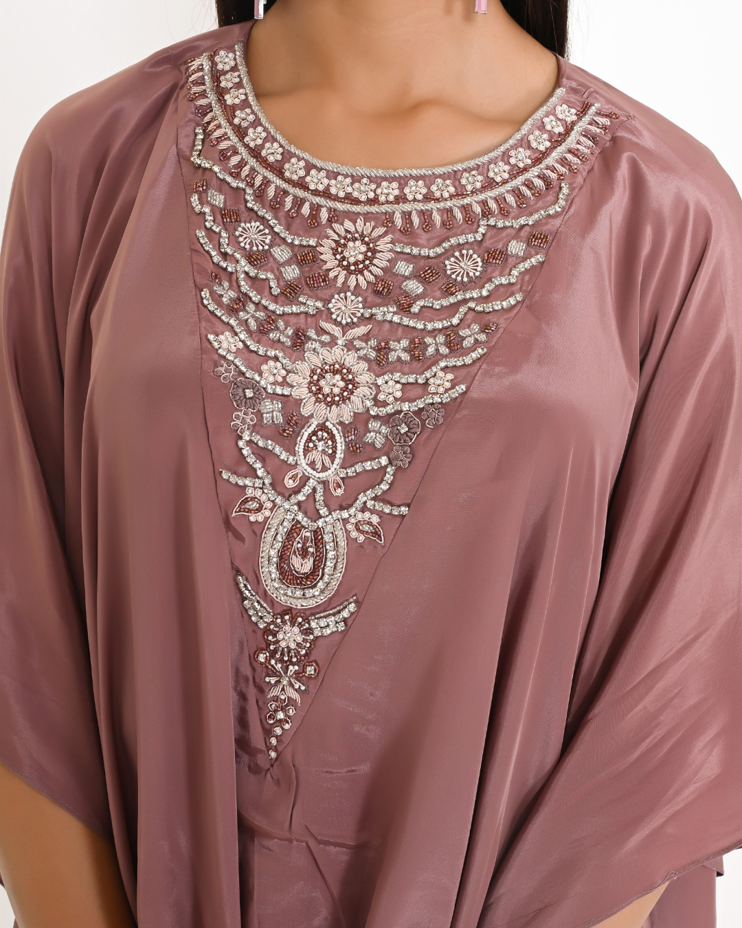 Hand Embroidered Tunic Pants Set