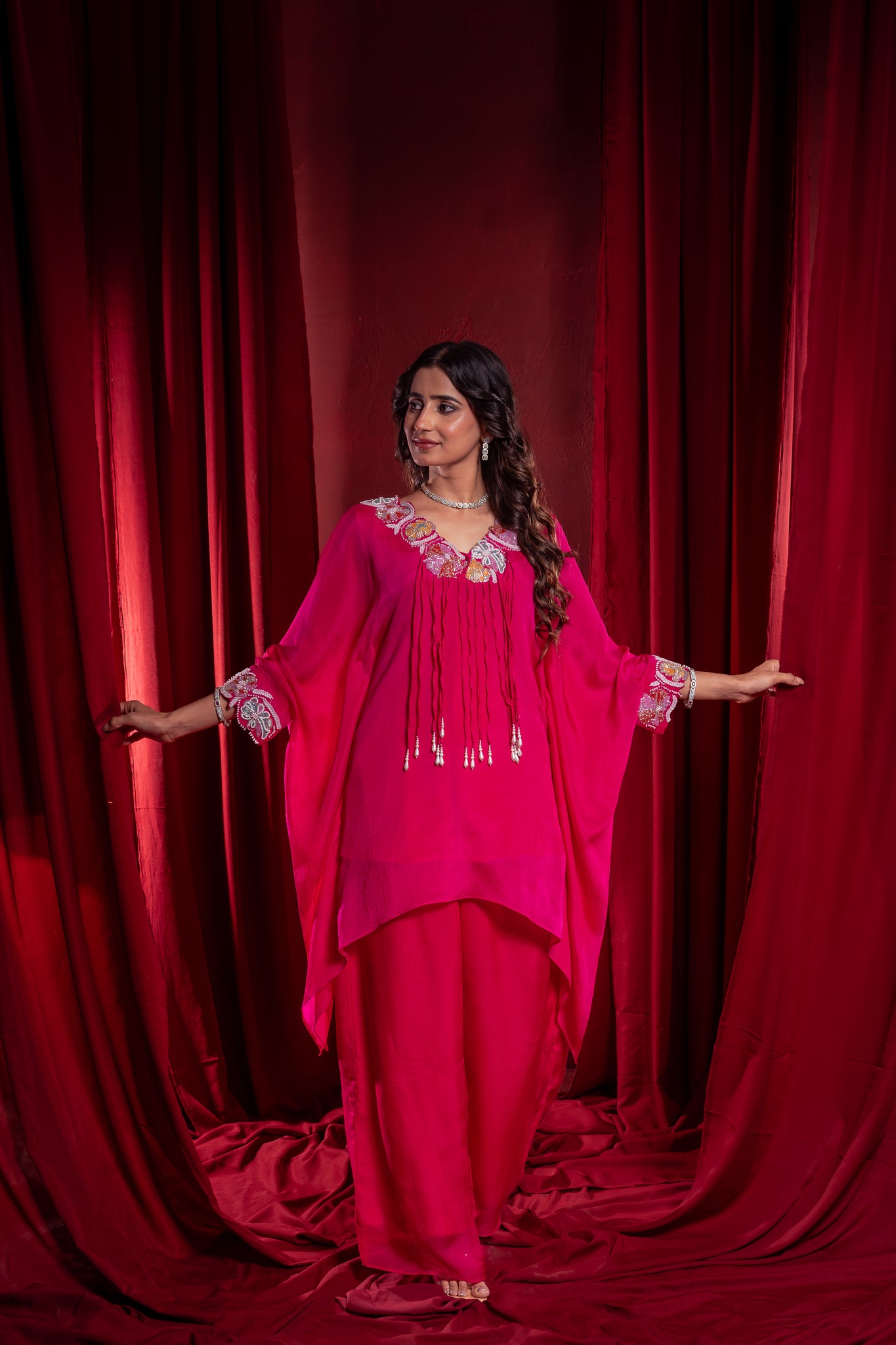 Rani Pink Embellished Co-ord Set