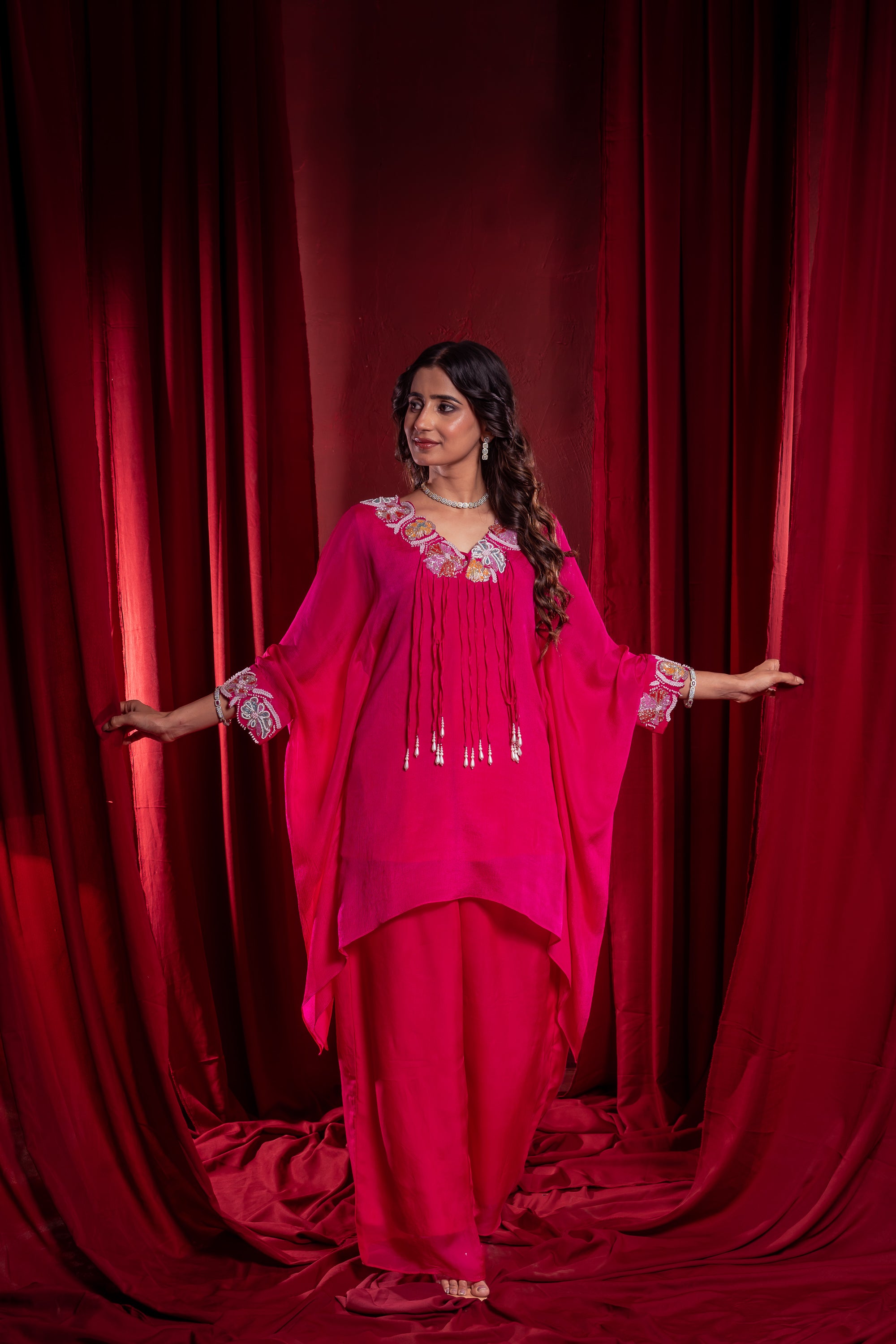 Rani Pink Embellished Co-ord Set