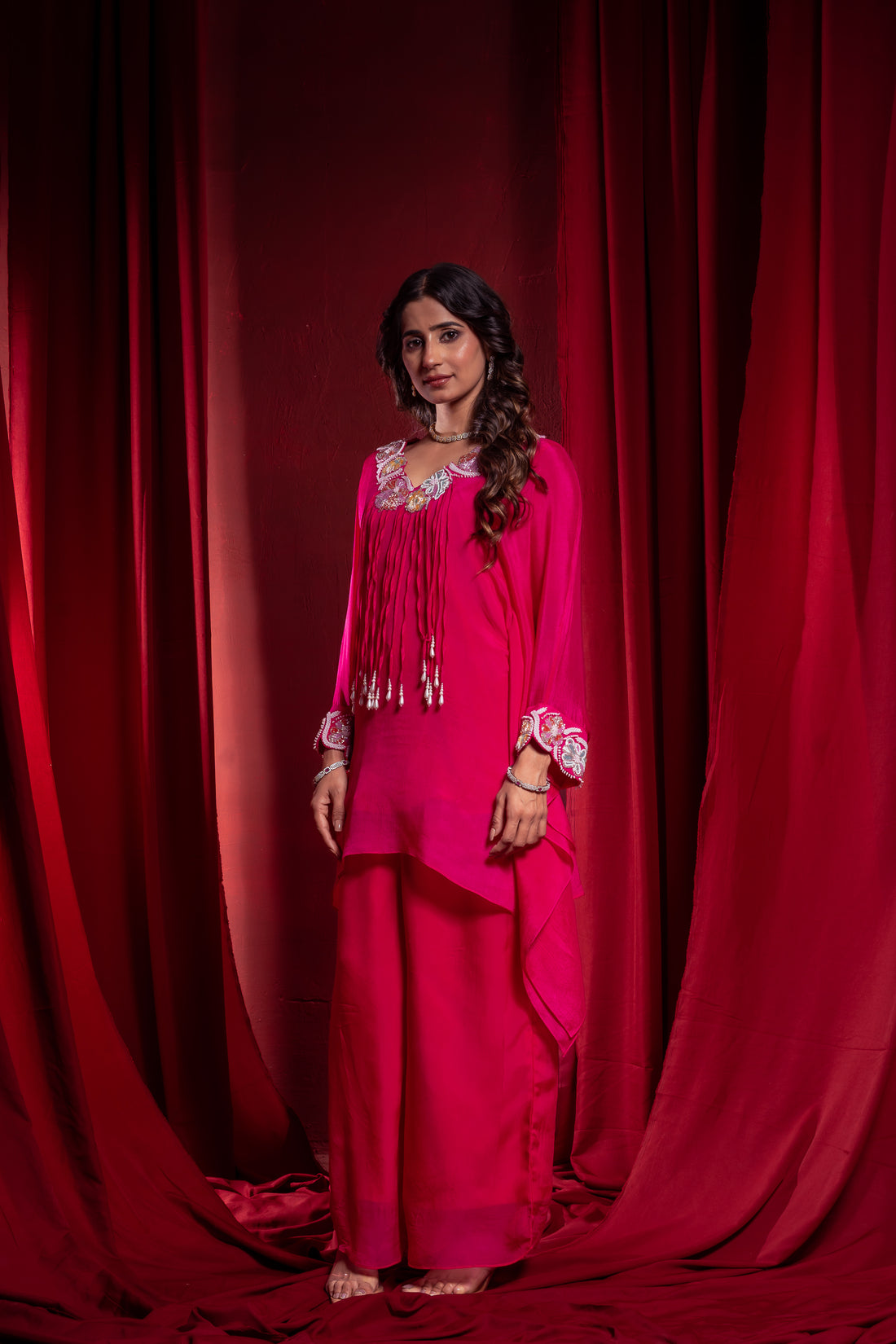 Rani Pink Embellished Co-ord Set