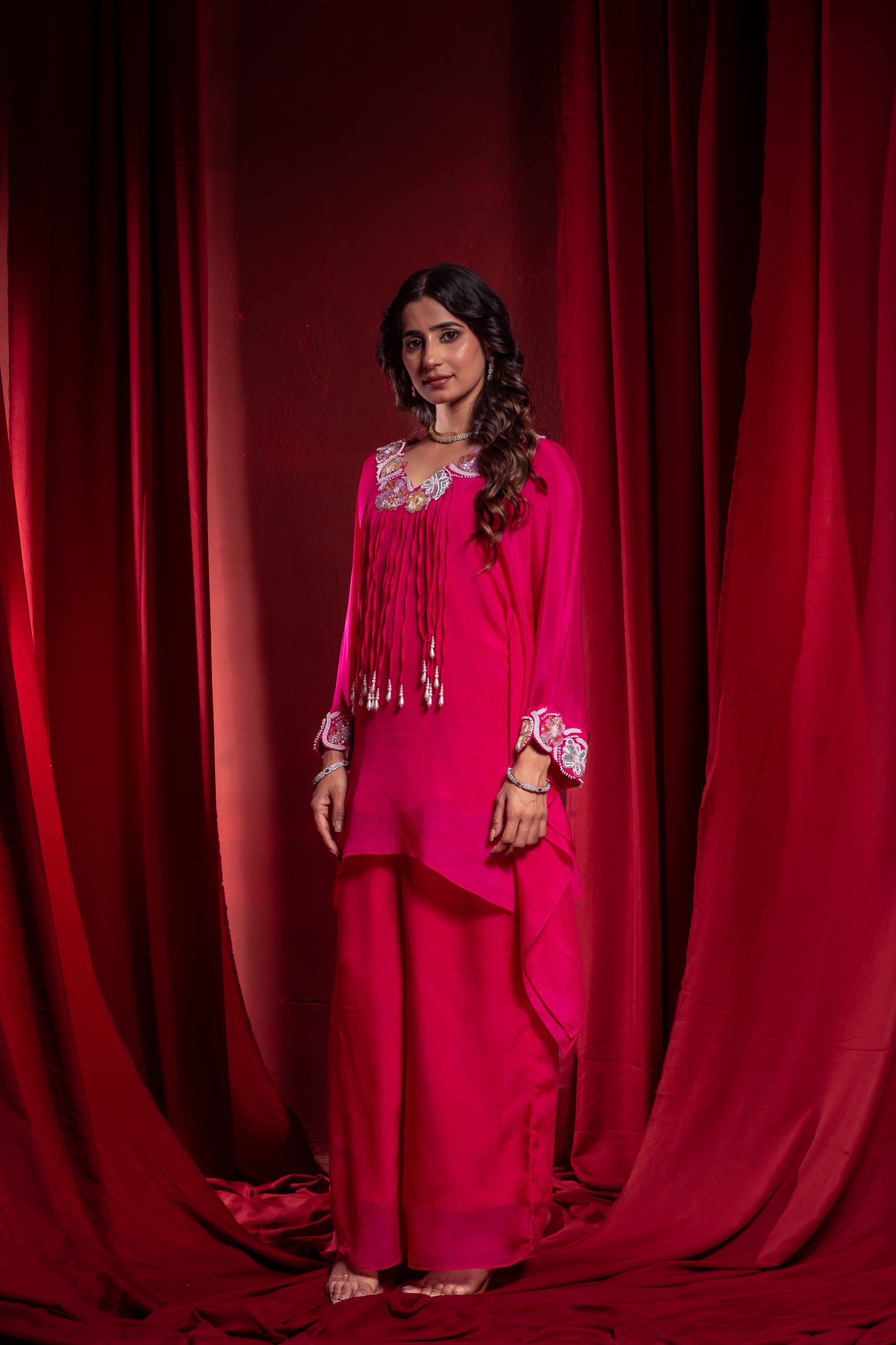 Rani Pink Embellished Co-ord Set